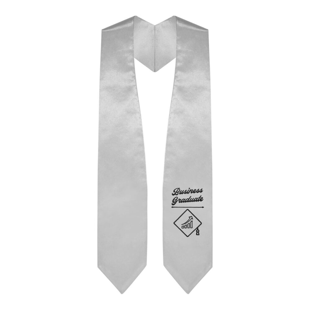 3446 Business Graduate Stole With Classic Tips Unisex Adult 62” Long